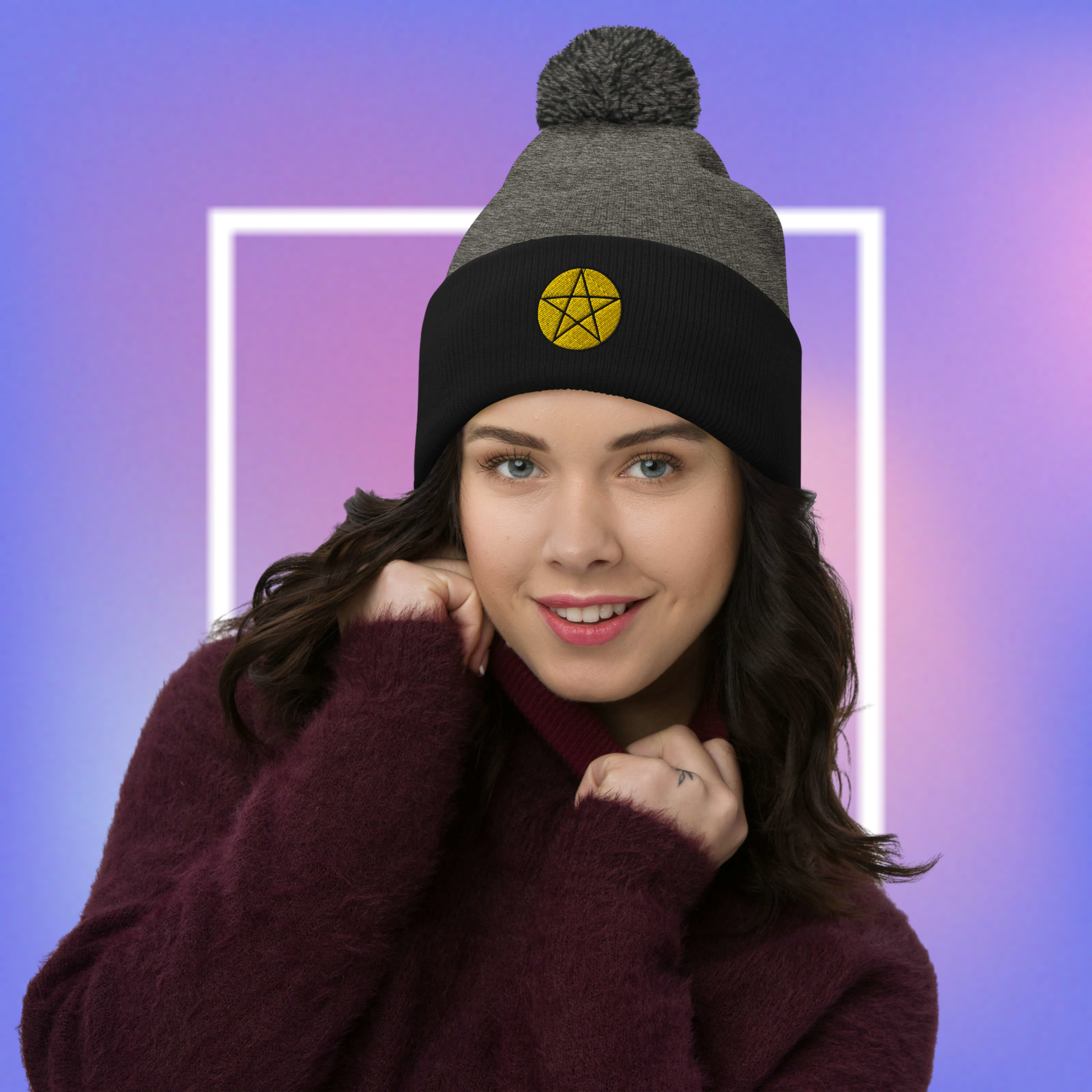 Cozmic Pom-Pom Beanie