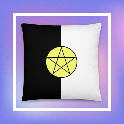 Cozmic Studioz - Star B&W Pillow