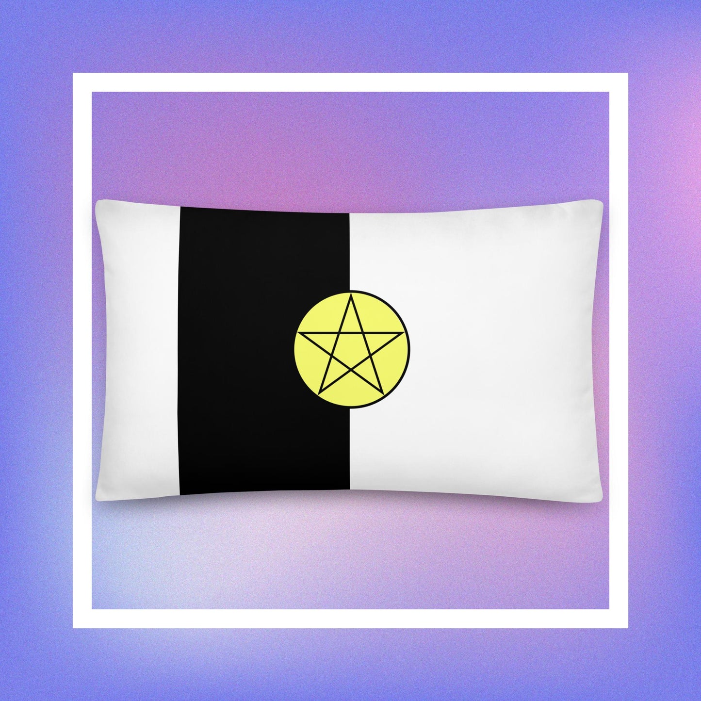 Cozmic Studioz - Star B&W Pillow