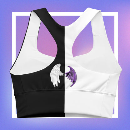 Cozmic Studioz - Star B&W V-Sports Bra