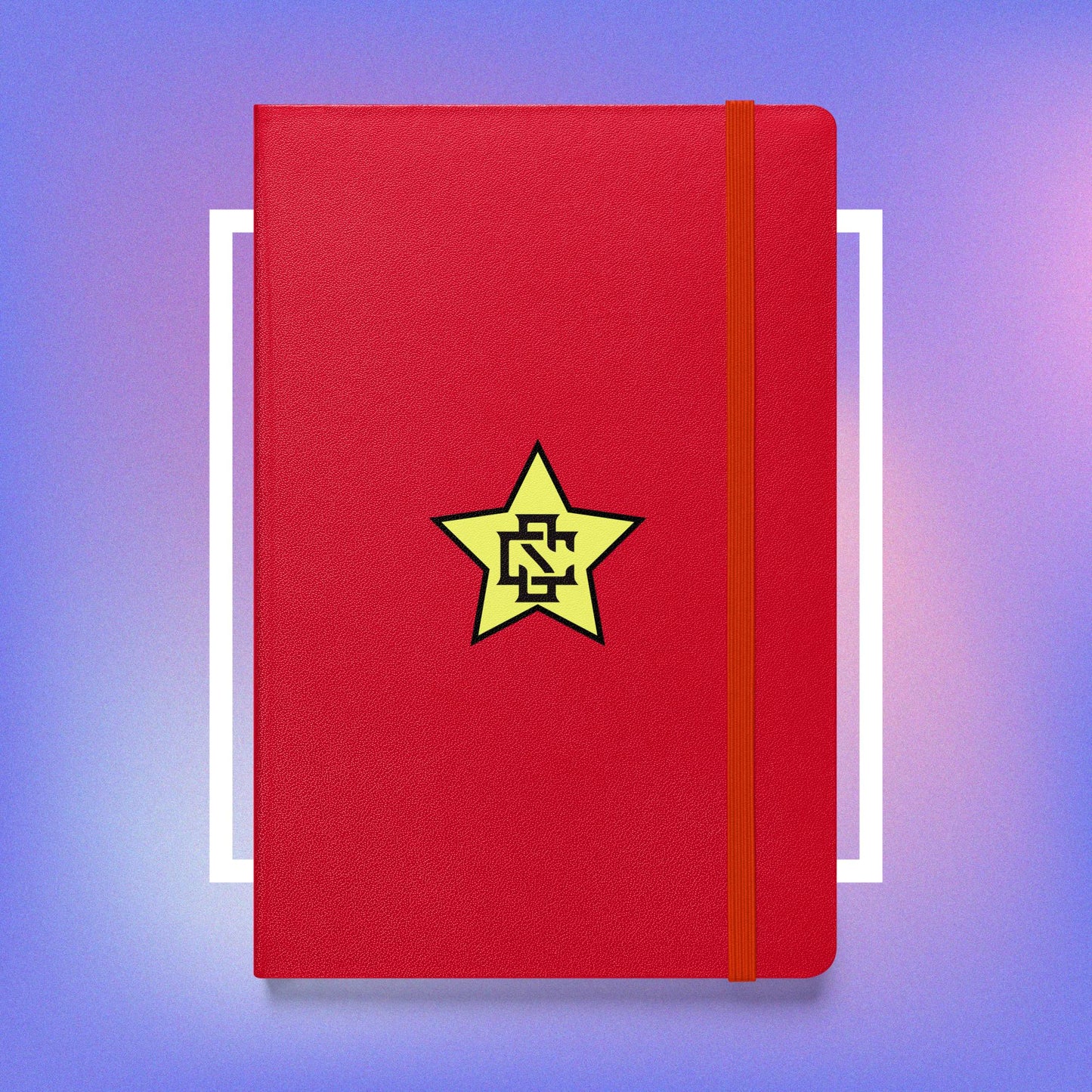 Hardcover bound notebook